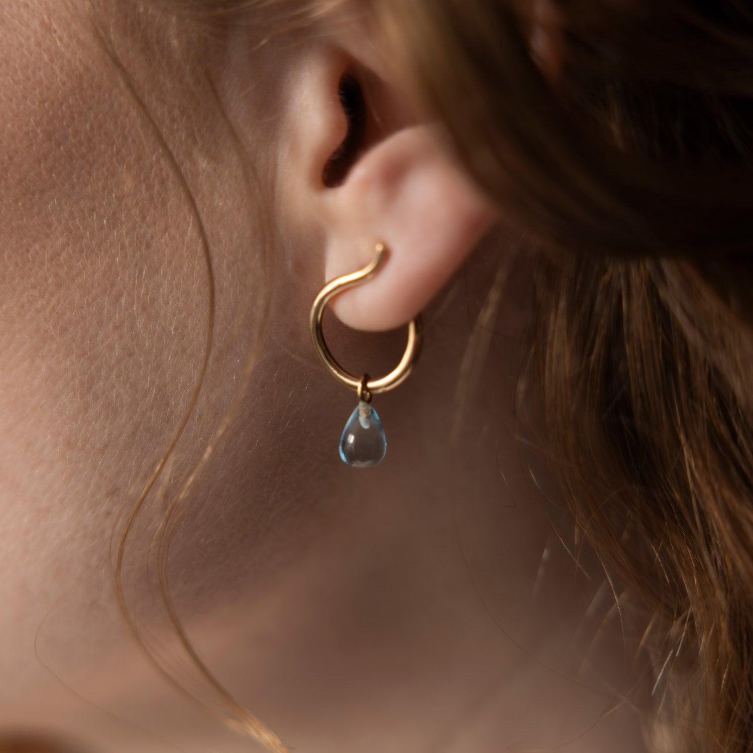 Martall-Anhänger - Blauer Topas