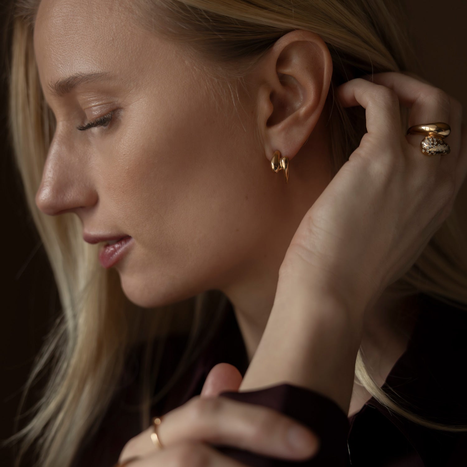 GOT YOUR BACK – Ring groß mit 30 Diamanten