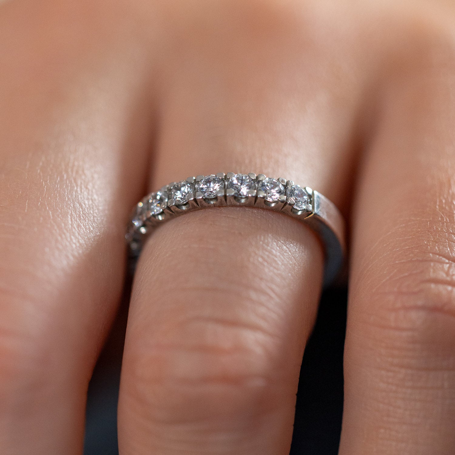 Strandpromenaden-Ring (9 x 0,06 ct)