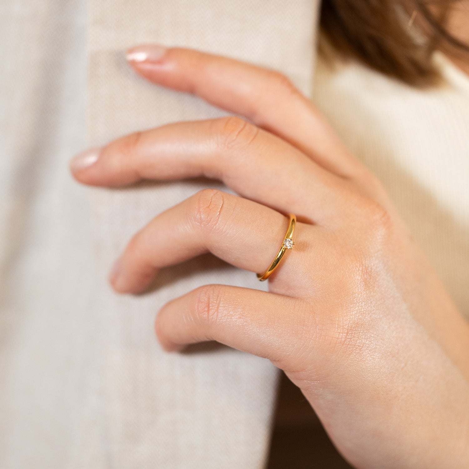Fårö-Ring 0,10 ct