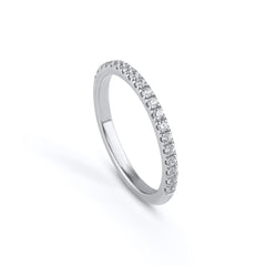 Vitviken – 19 x 0,015 ct – Memoire-Ring