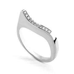 Havsbris-Ring – 11 Diamanten im Brillantschliff