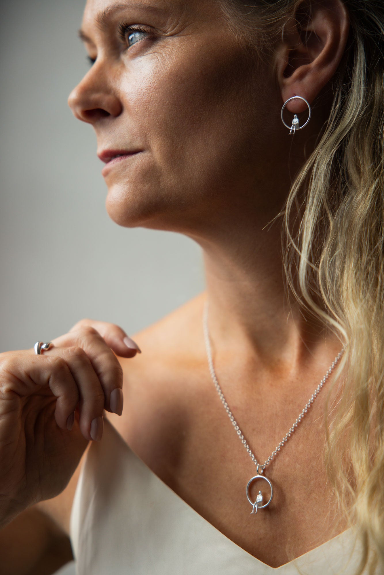 Egentid - Charm klein Silber