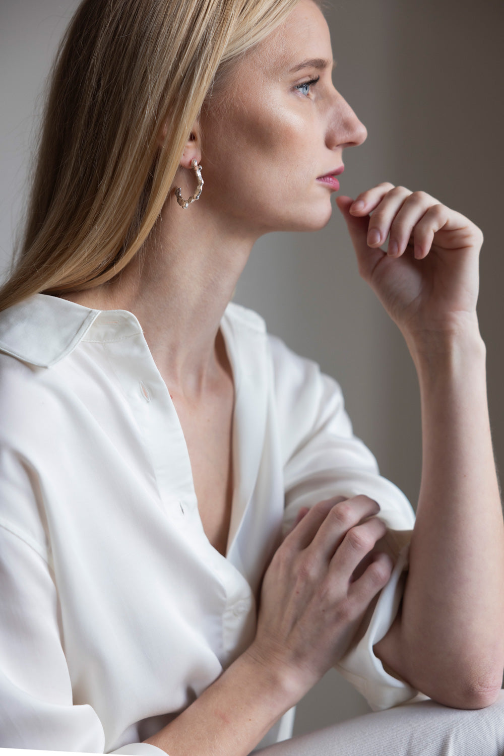 KARG – Ohrring „Hällmark“ in Silber