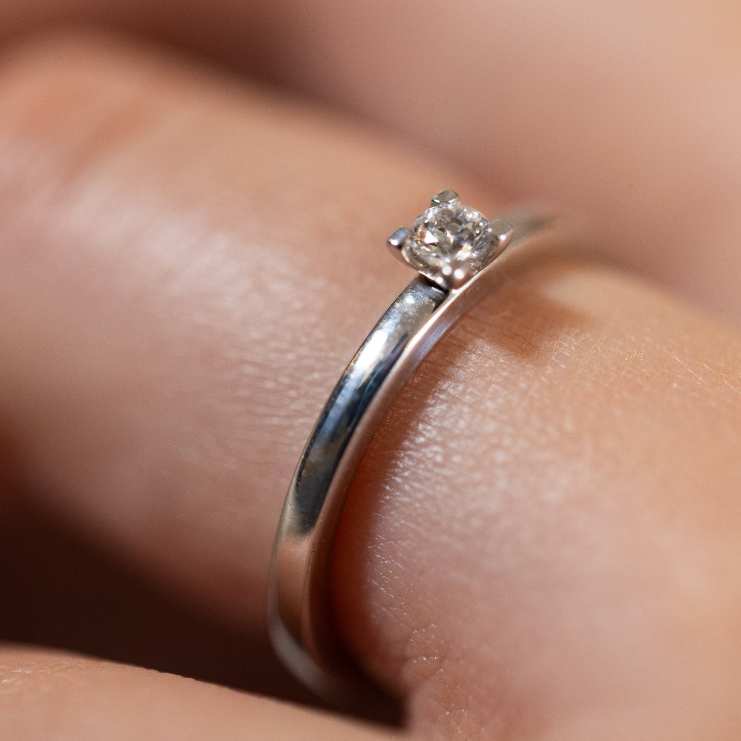 Eksta 0,10 ct – Solitär-Ring