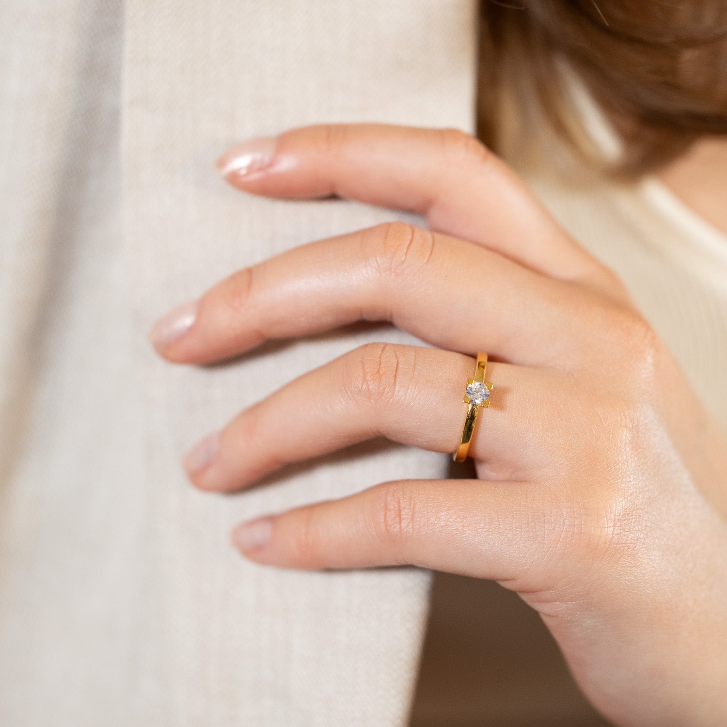 Eksta 0,20 ct – Solitär-Ring