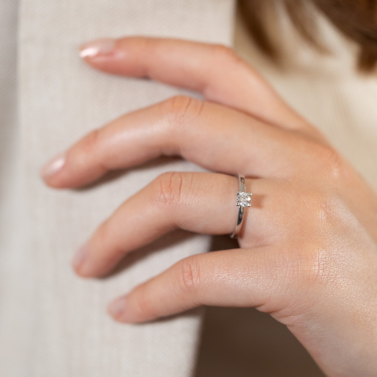 Eksta 0,40 ct – Solitär-Ring