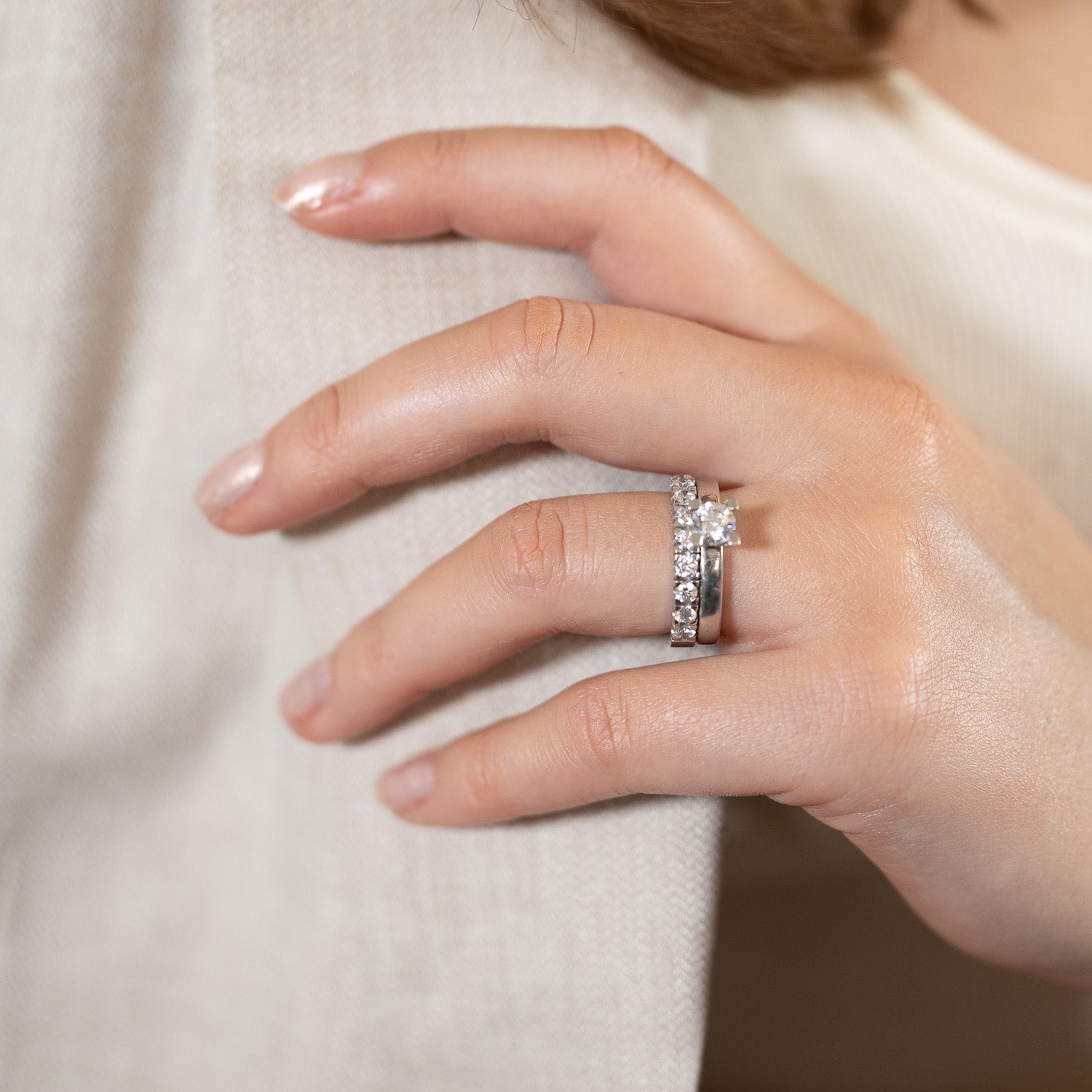 Strandpromenaden-Ring (9 x 0,09 ct)