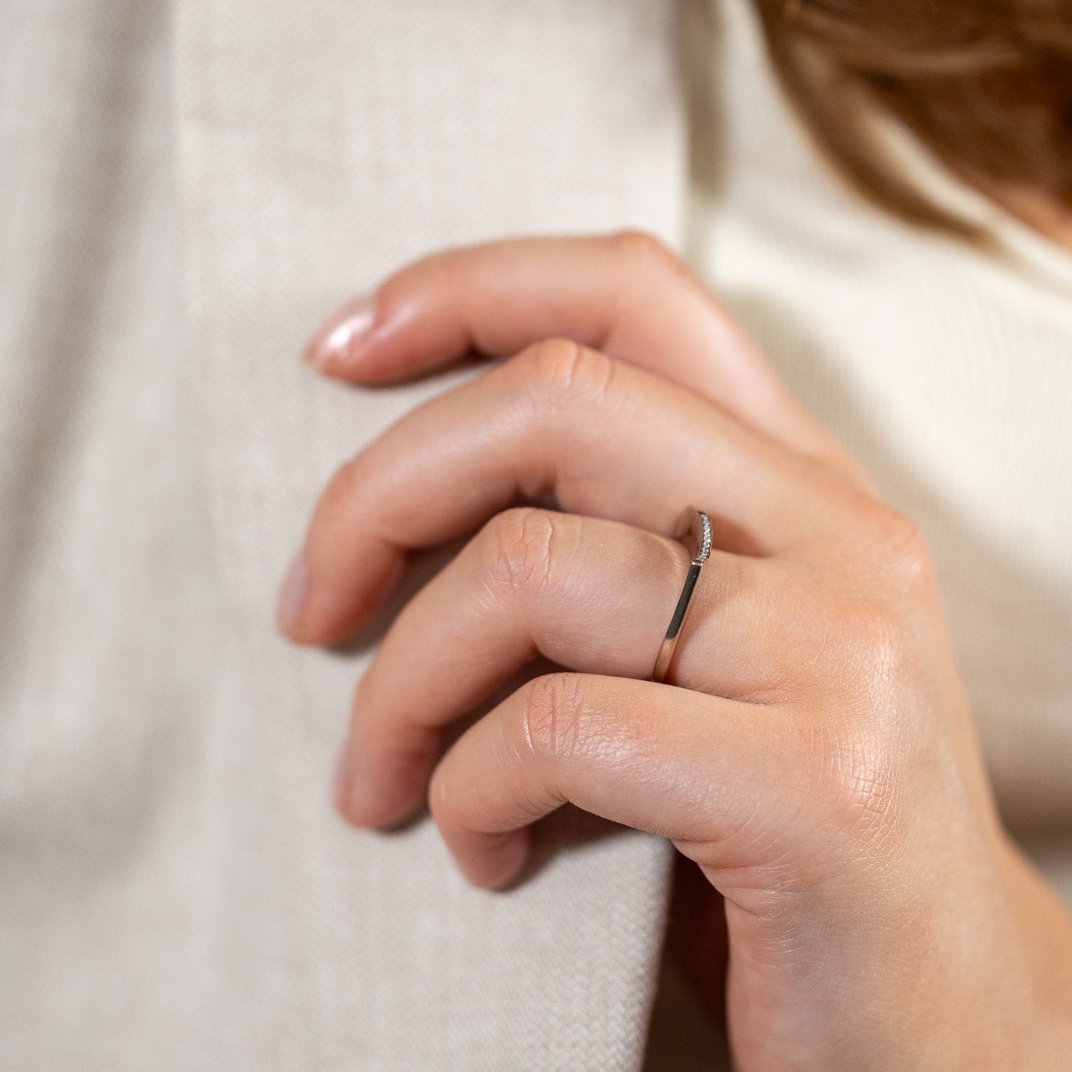 Havsbris-Ring – 11 Diamanten im Brillantschliff