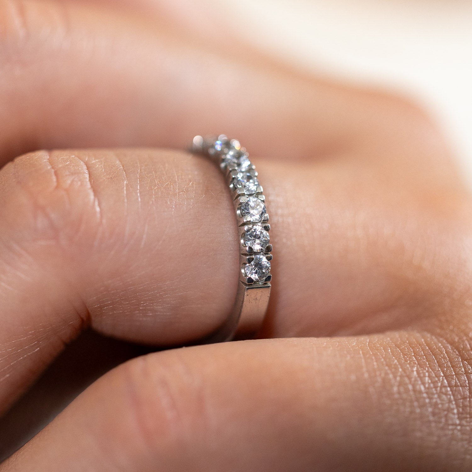 Strandpromenaden-Ring (9 x 0,09 ct)