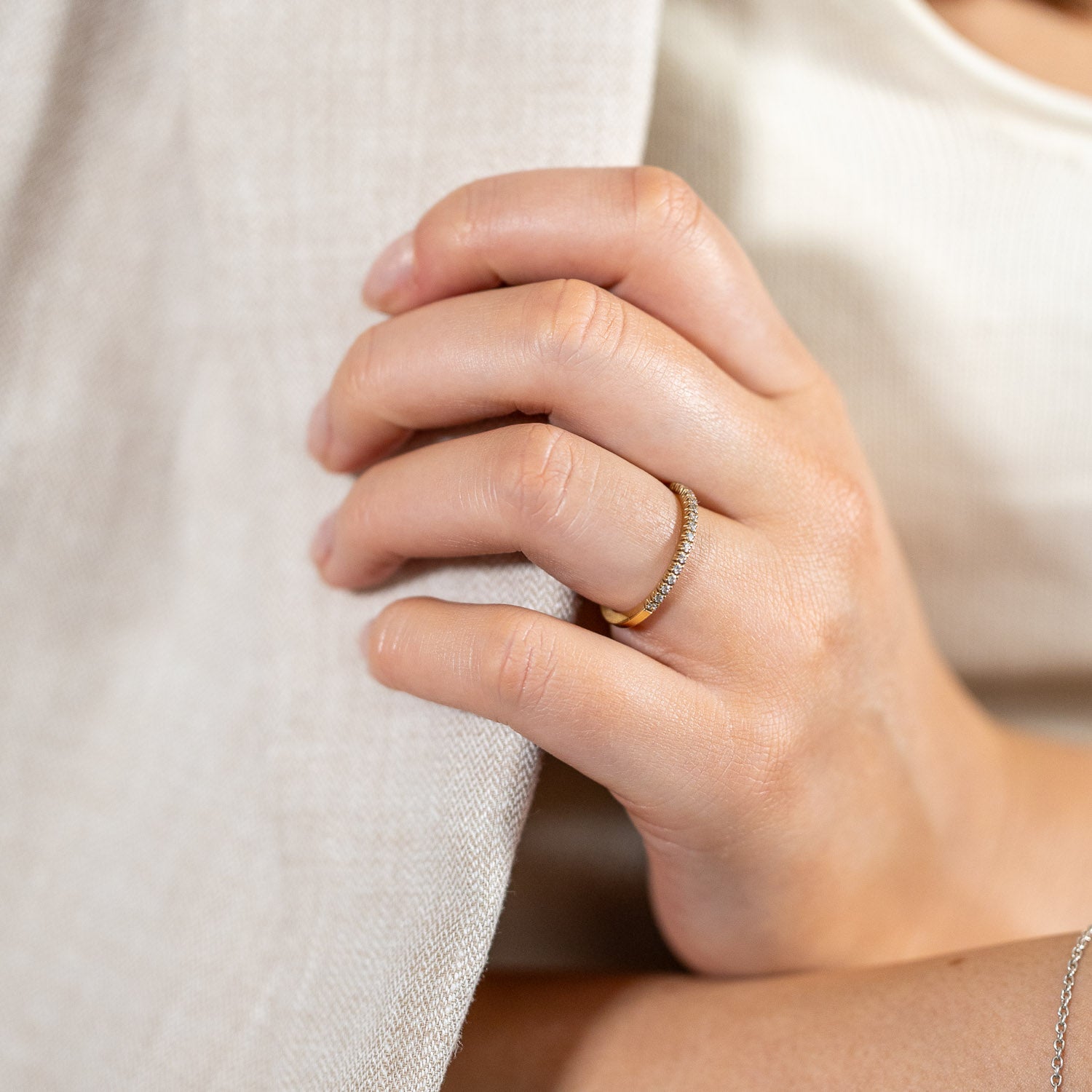 Strandpromenaden-Ring (17 x 0,0085 ct)