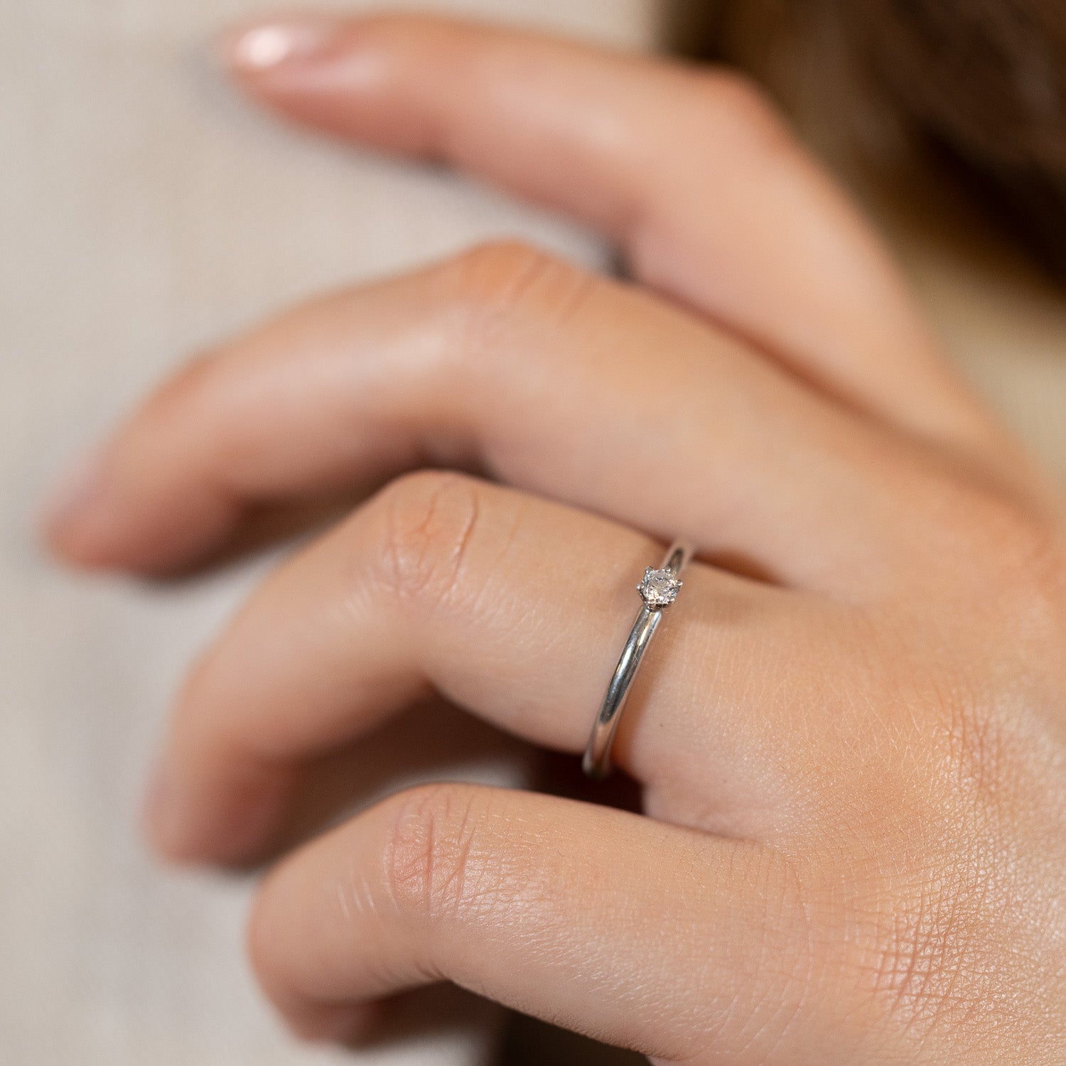 Fårö-Ring 0,10 ct