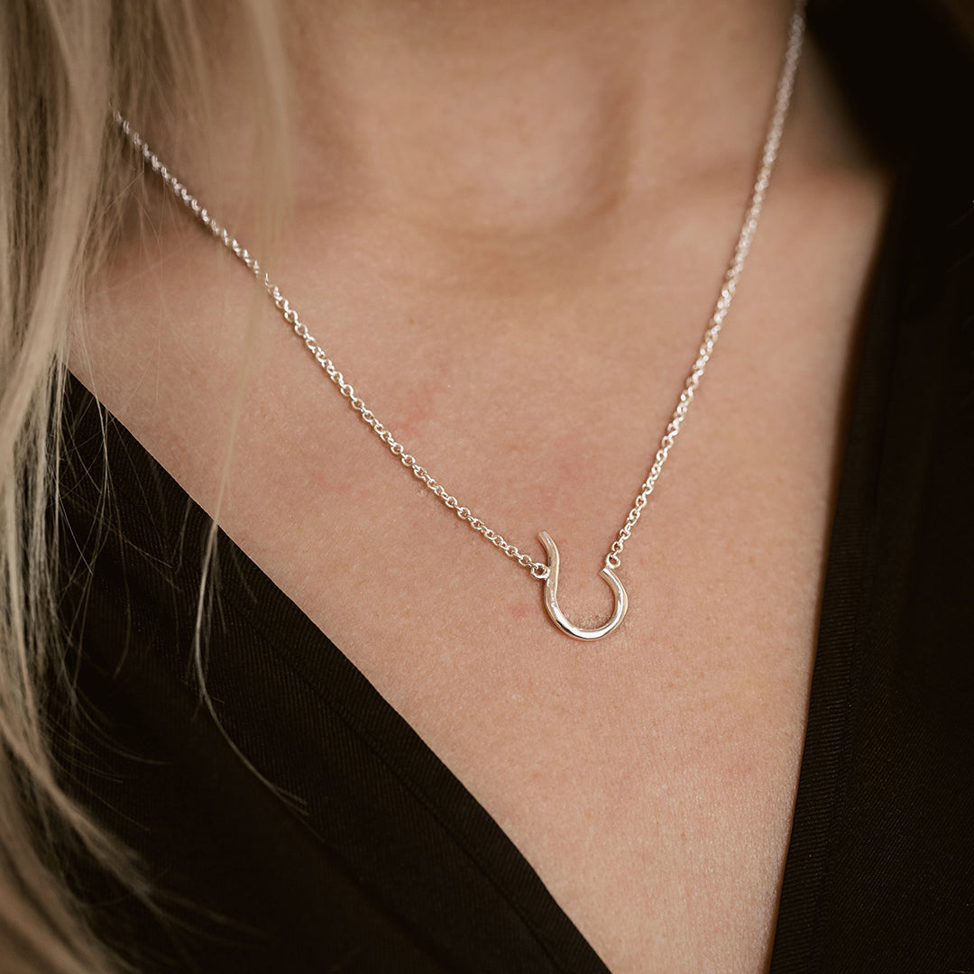 Martall halsband i silver, liten storlek