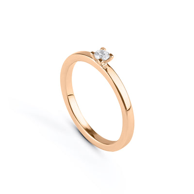 Eksta 0,10 ct - Solitärring