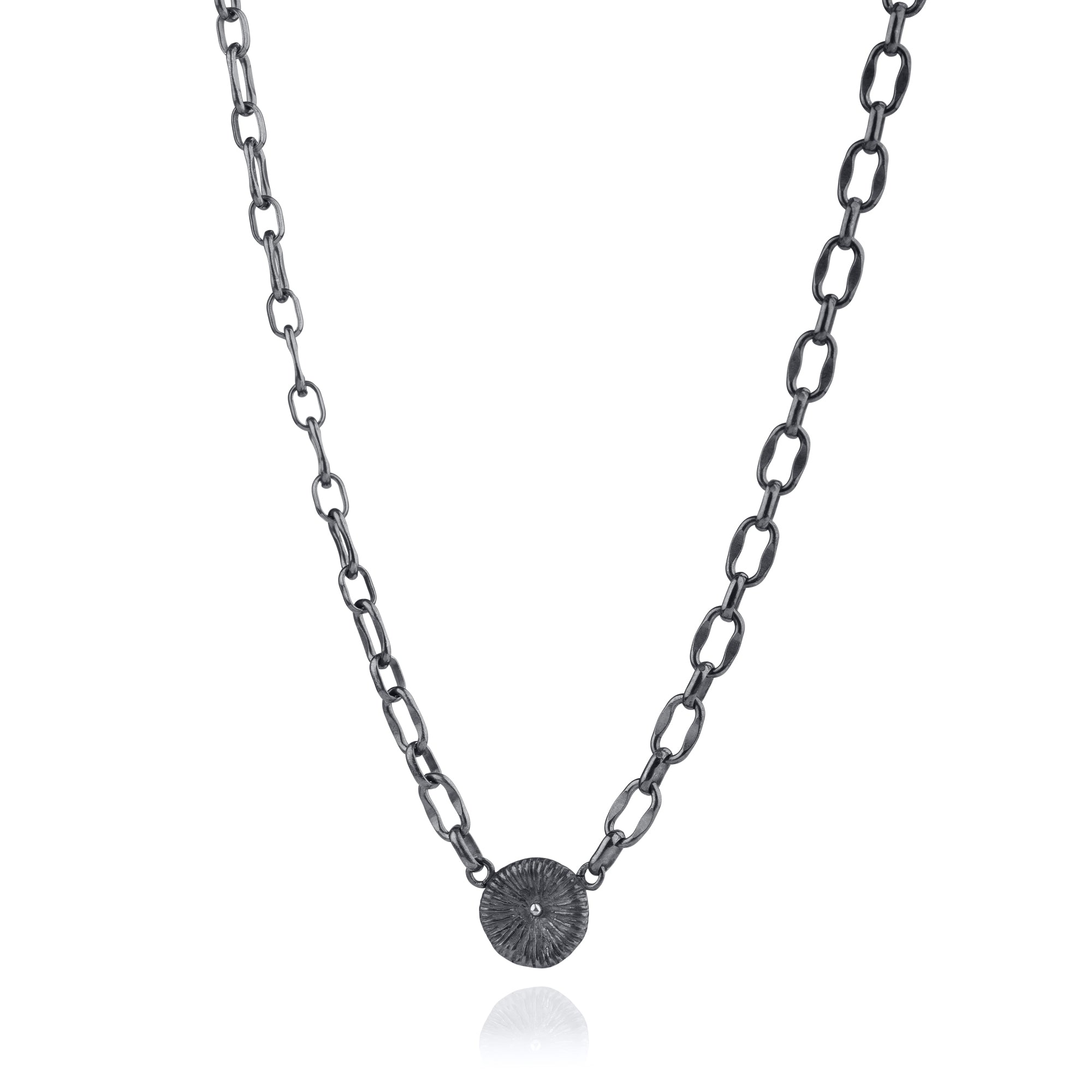 Knopfkoralle - Halskette grobe Kette