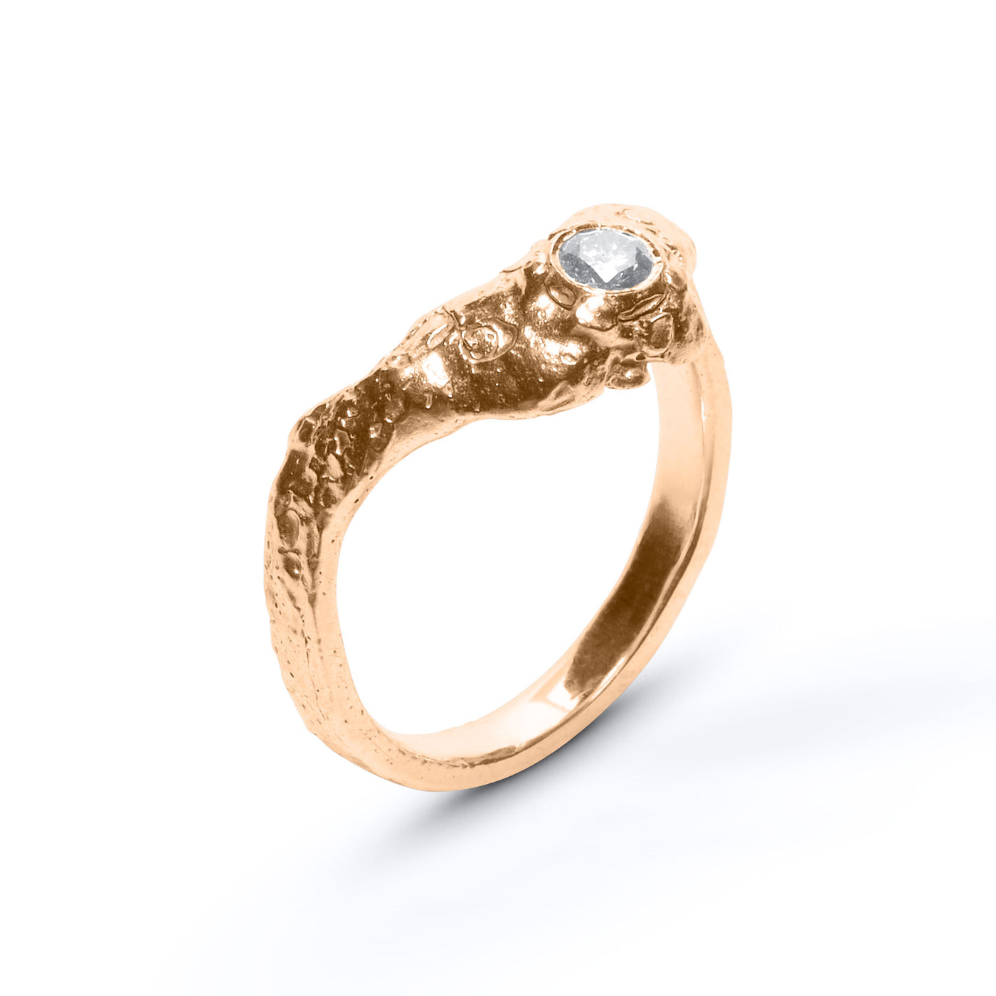 KARG – Ringplatte in V-Form mit Diamant