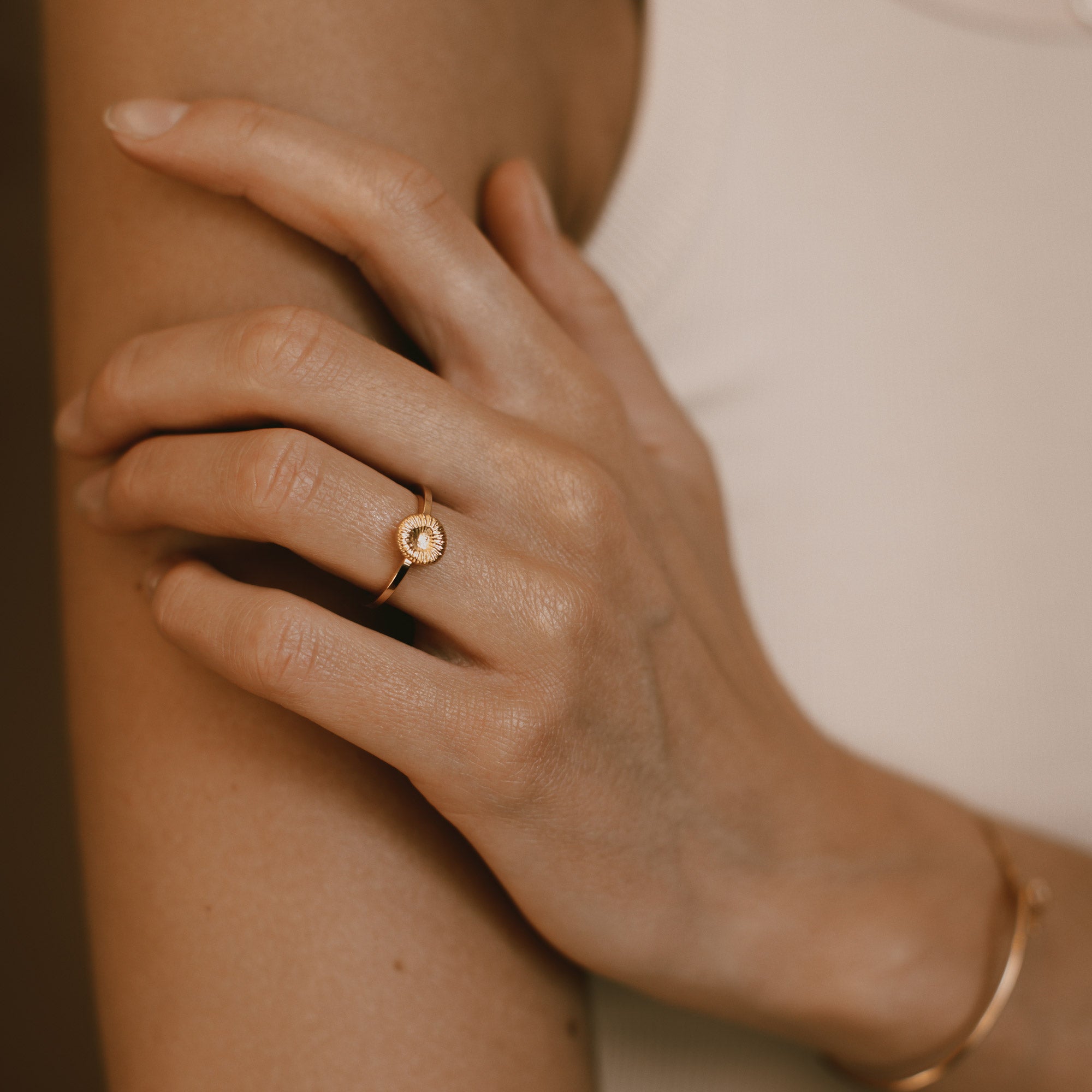 Knappkorall medium – Ring