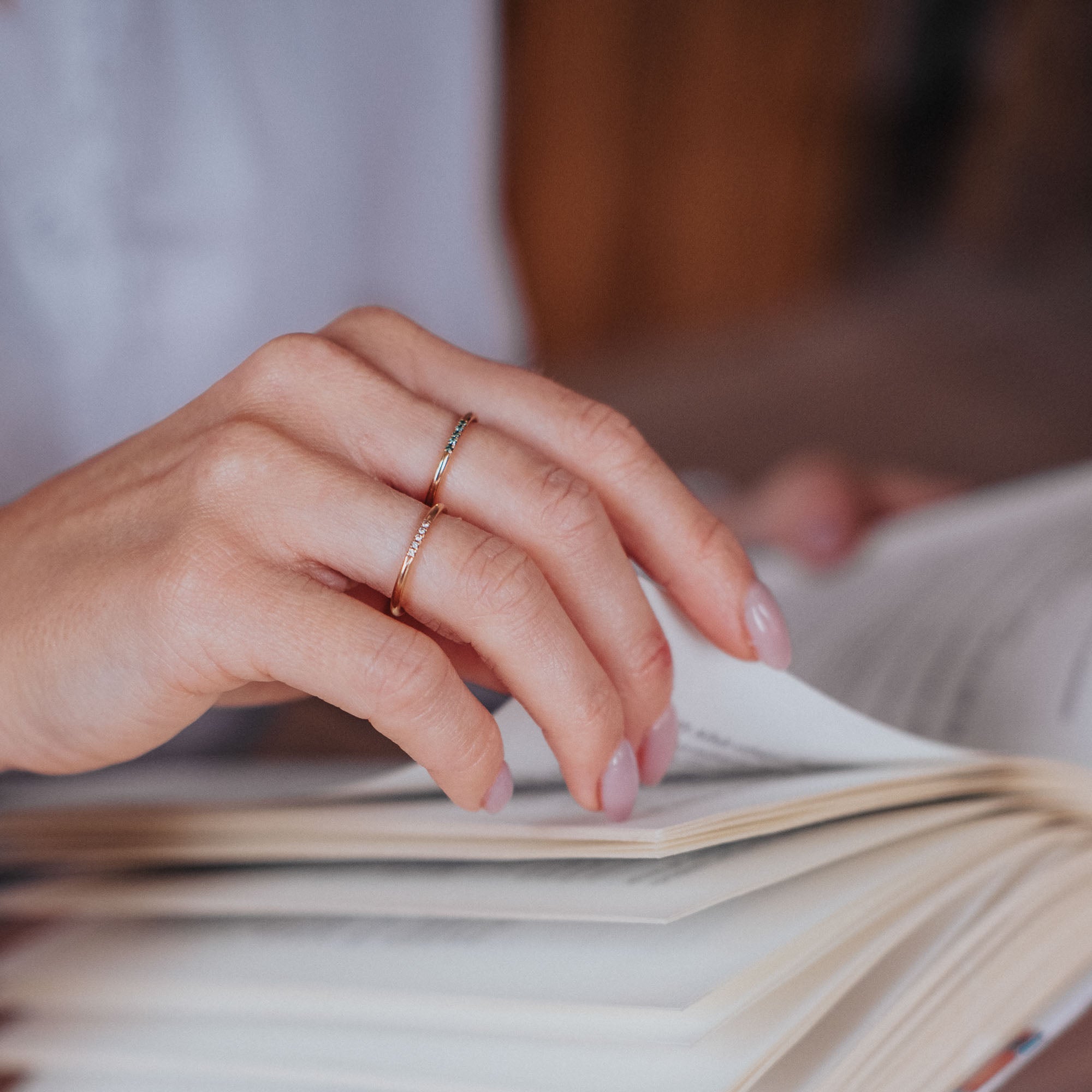 Leilu Ring - 18k guld vid bokläsning