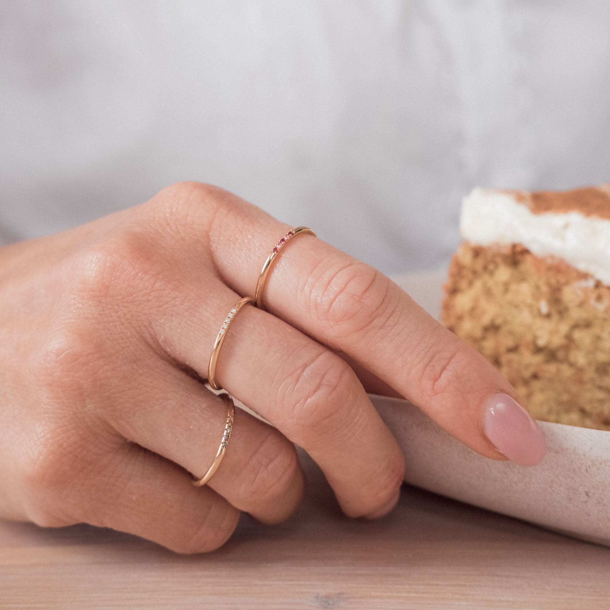 Leilu Ring - 18k guld vid fika