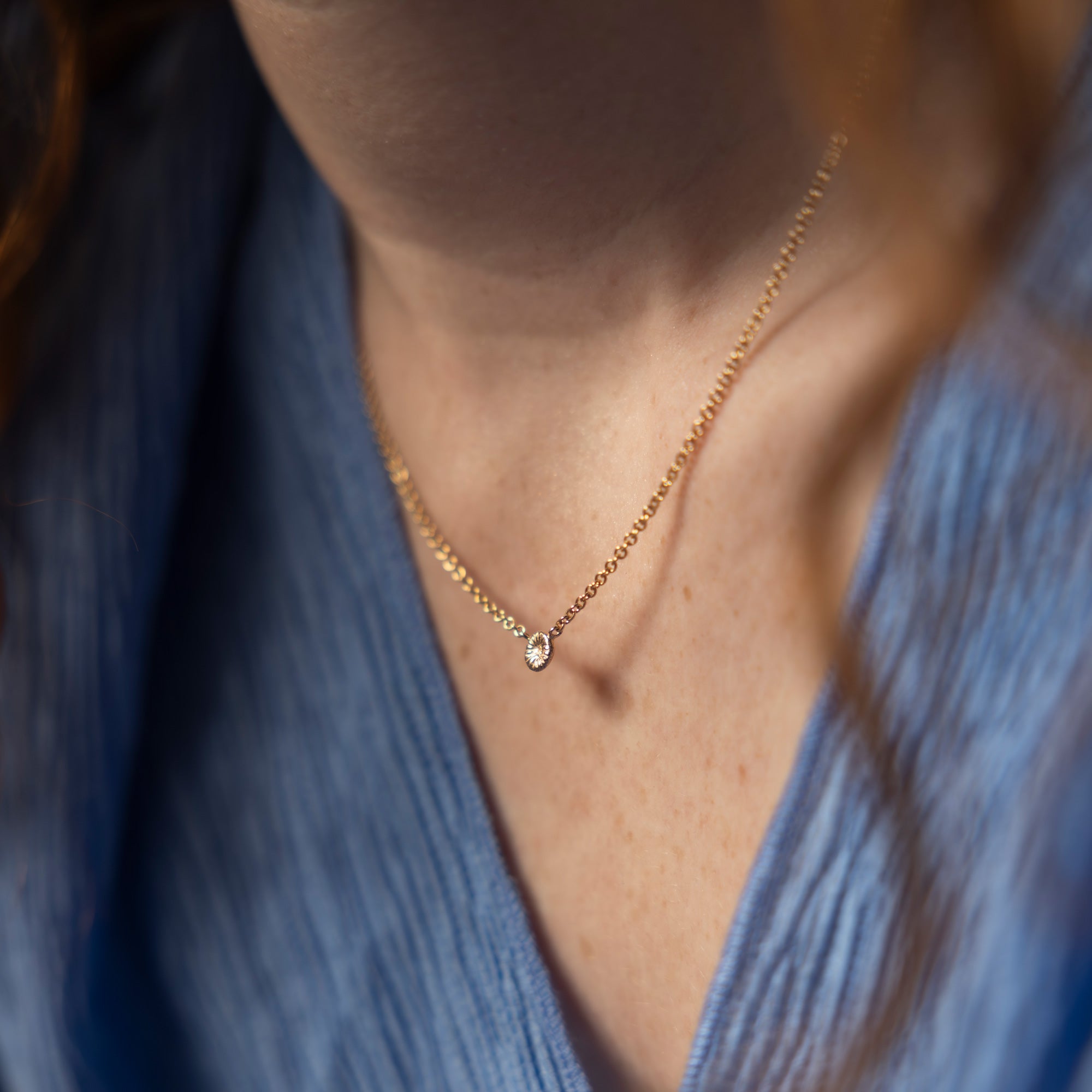 Knopfkoralle - Halskette klein