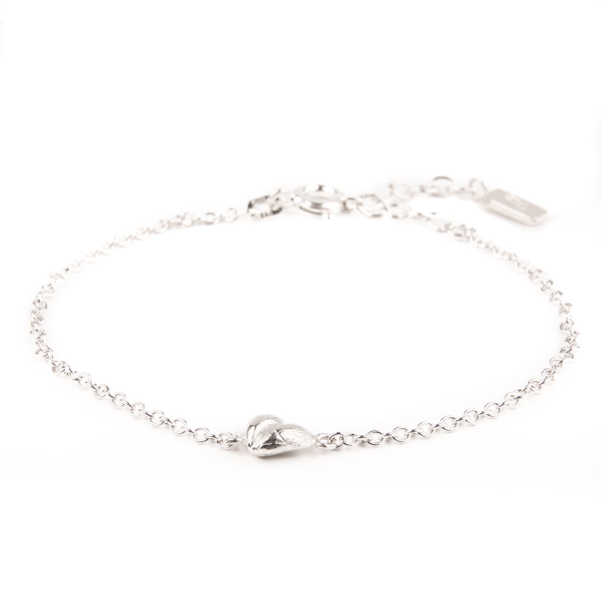 Heart of Gotland silverarmband med hjärta