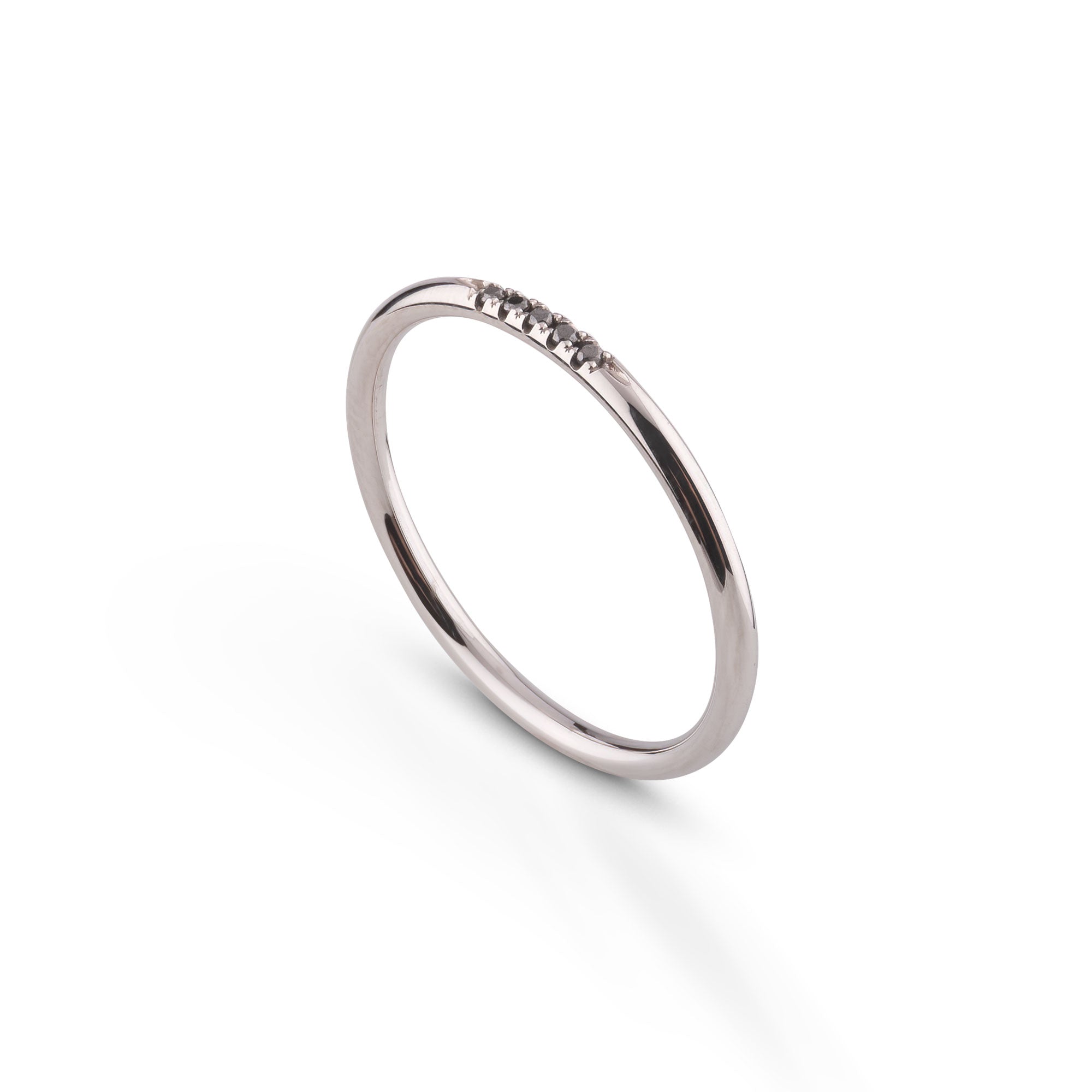 Leilu Ring 5 Steine ​​- 18 Karat Gold