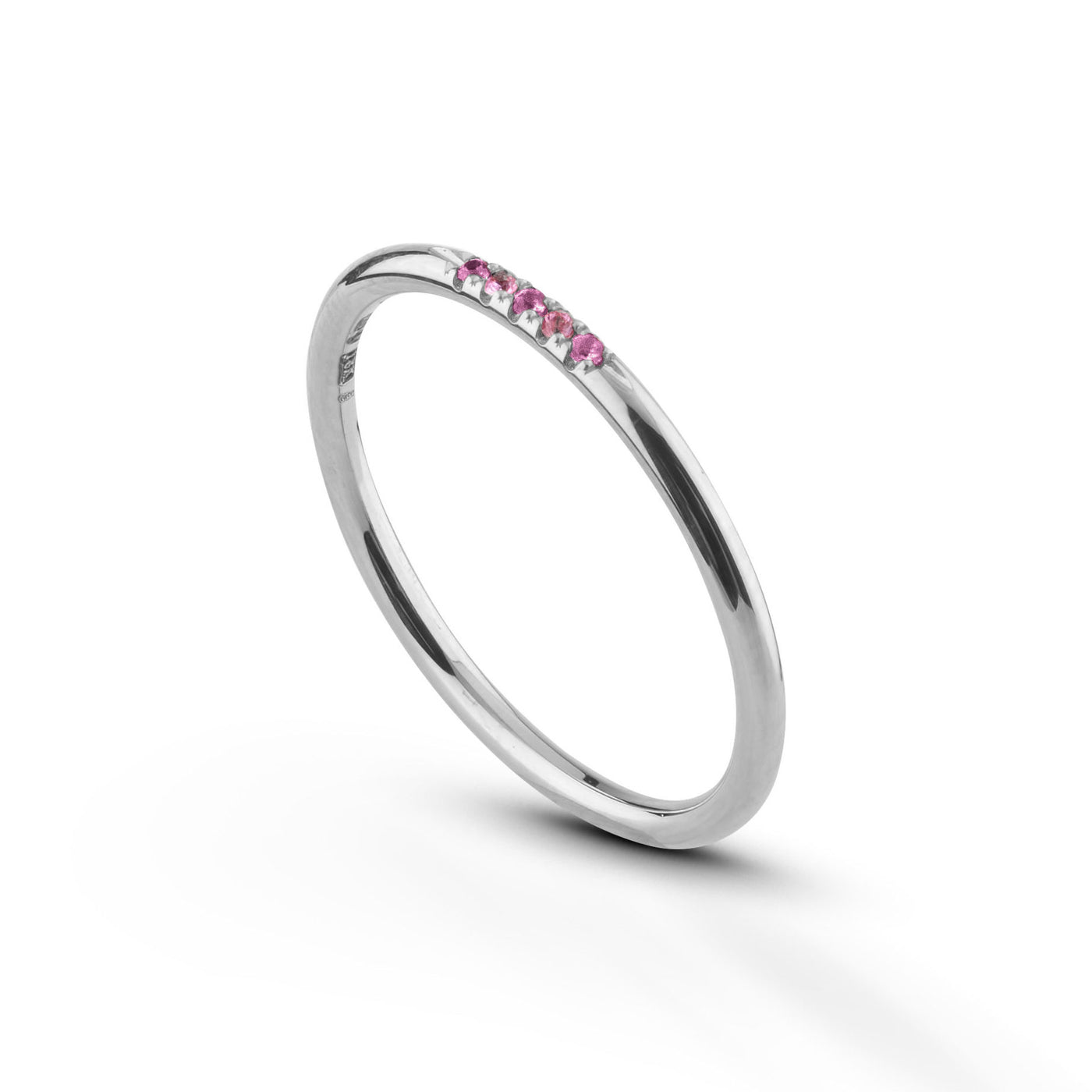 Leilu Ring 5 Steine ​​- 18 Karat Gold
