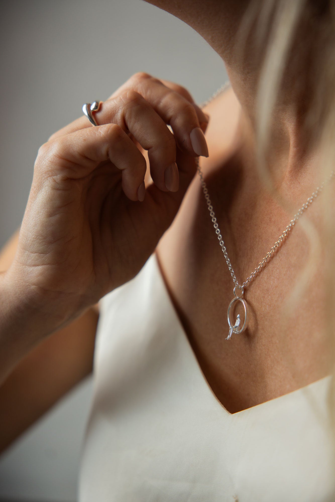 Egentid - Charm klein Silber