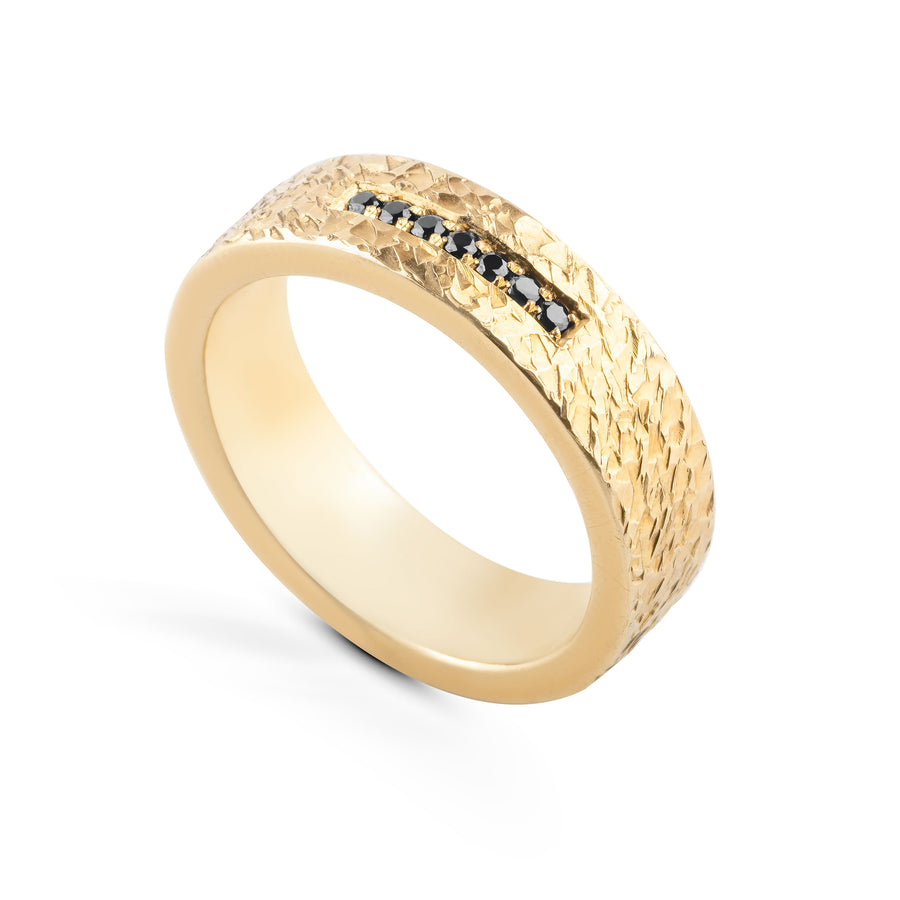 Hamra ring svart - Annika Gustavsson Jewellery